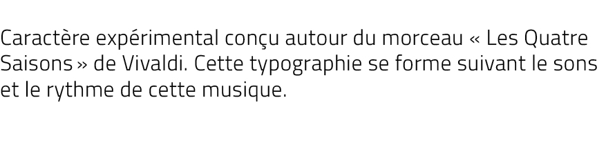 Text for Vivaldi typeface.